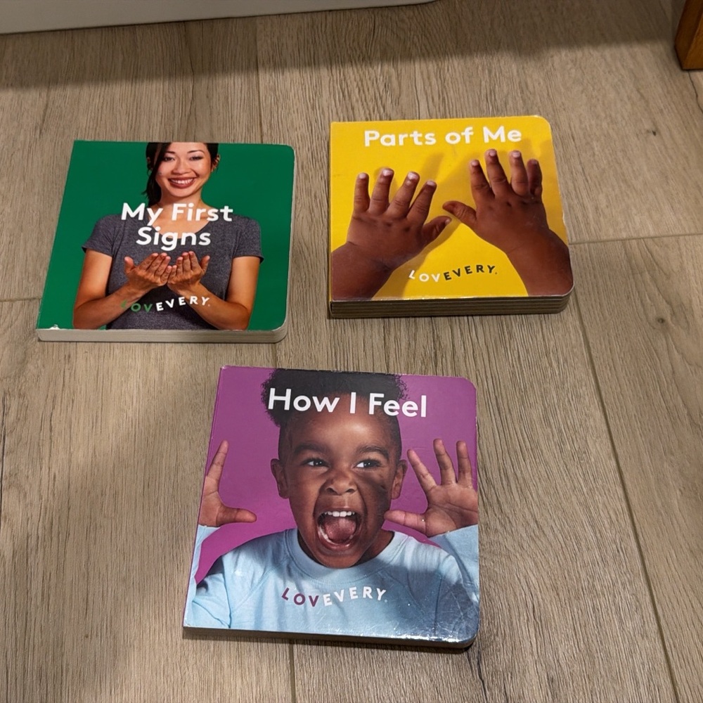 Lovevery Kids Book Set - Green, Yellow, Purple